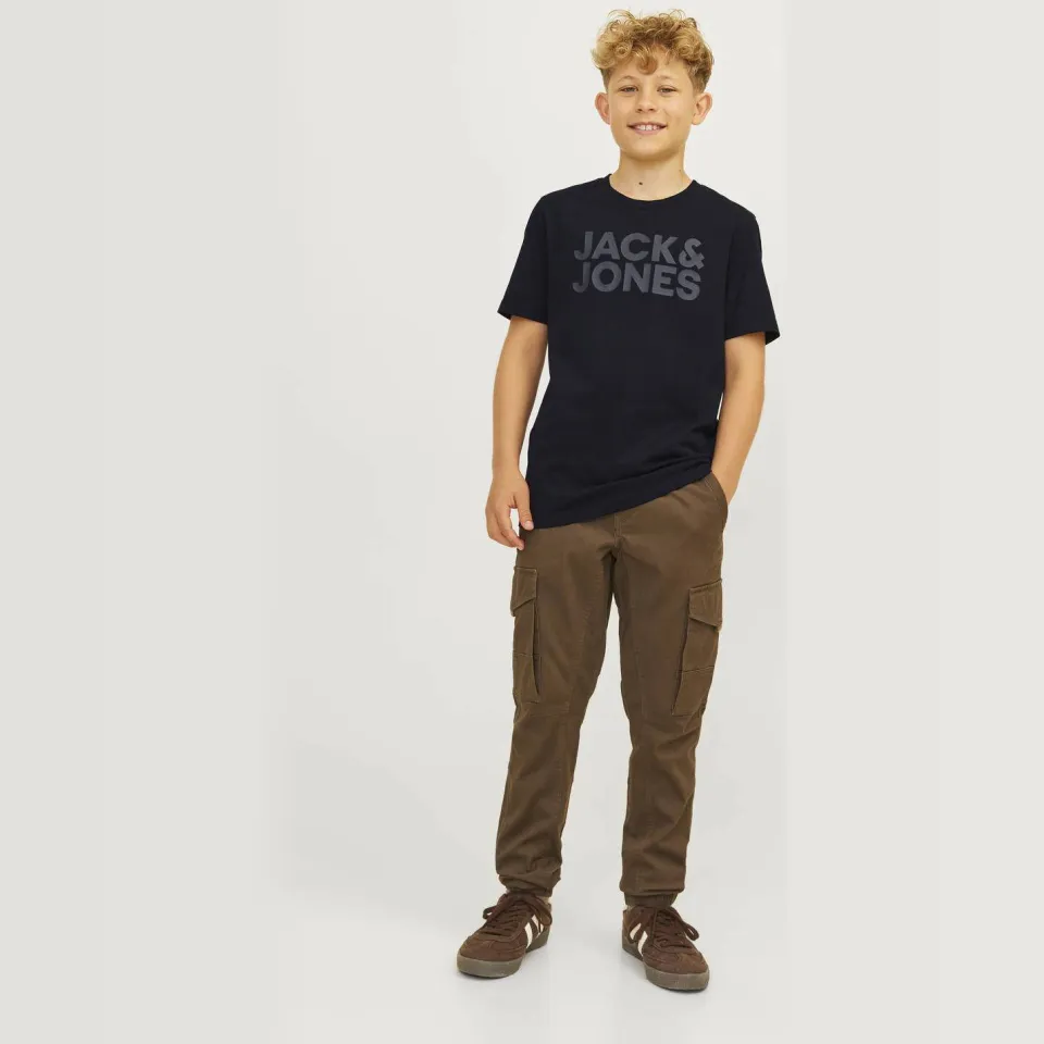 Jack & Jones T-shirt JJECORP zwart, foto 5