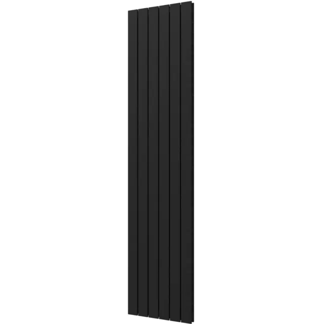 Plieger Designradiator Plieger Cavallino Retto Dubbel 1287 Watt Middenaansluiting 200x45 cm Donkergrijs Structuur Donker Grijs