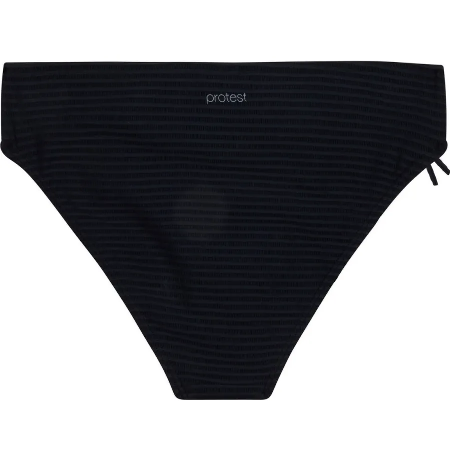 Protest high waist bikinibroekje MIXWRAP met ribstructuur zwart, foto 2