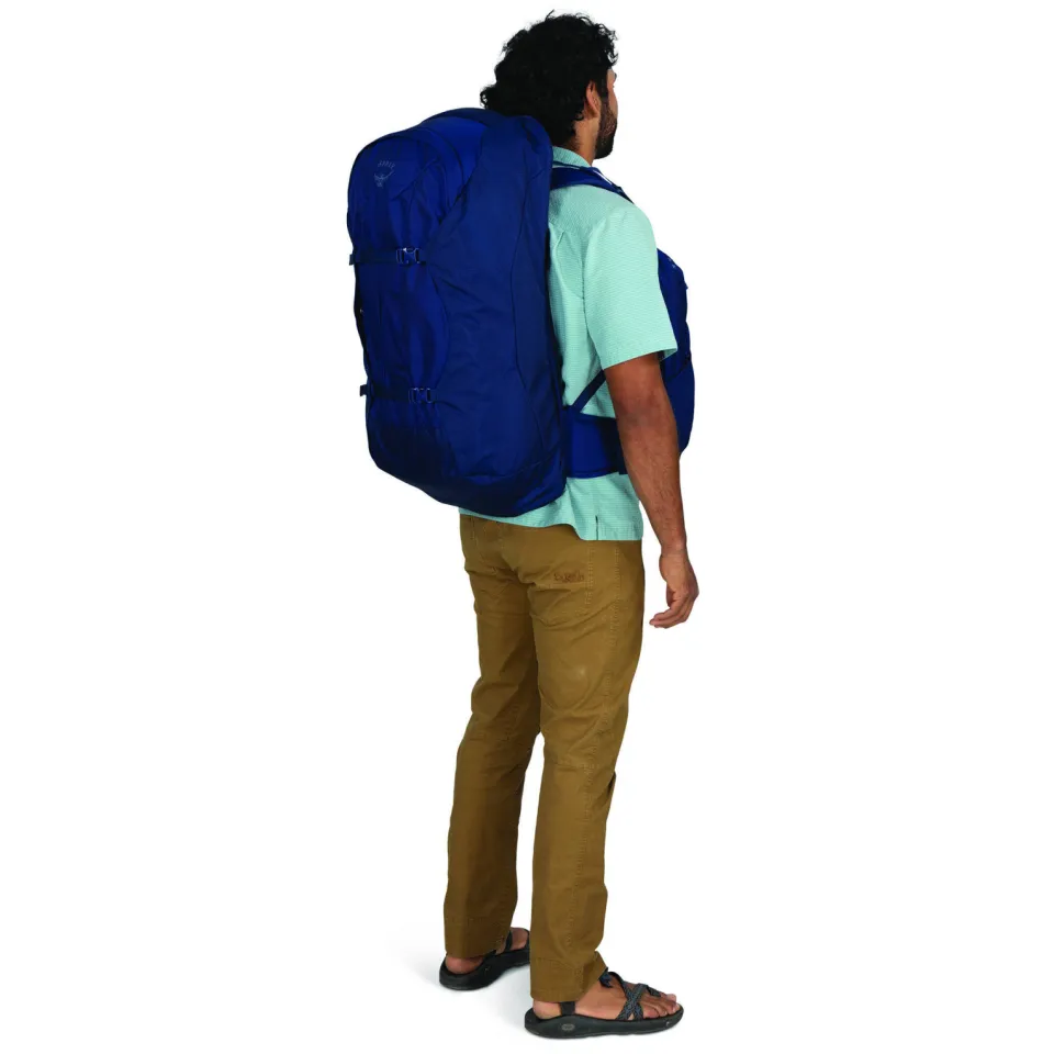Osprey Farpoint 70 reisrugzak blauw, foto 3
