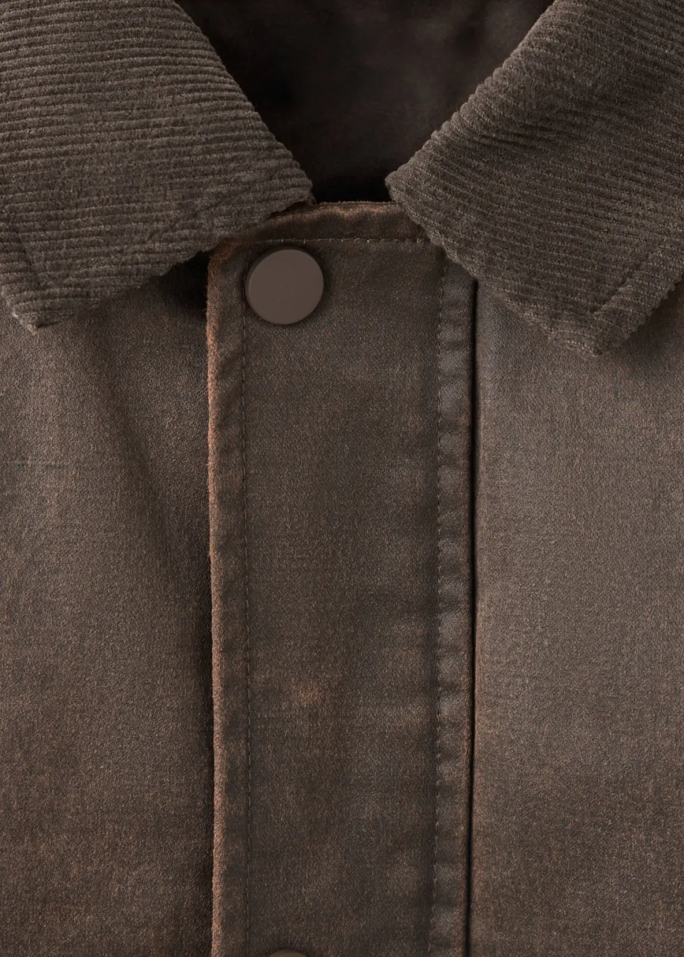 Mango corduroy tussenjas donkerbruin, foto 4