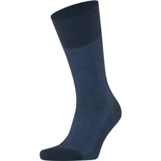 Falke Airport Herringbone sokken blauw, foto 3