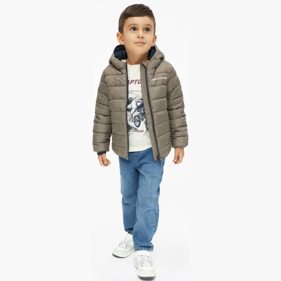 s.Oliver winterjas khaki Bruin