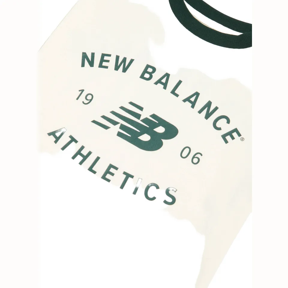New Balance T-shirt ecru, foto 4