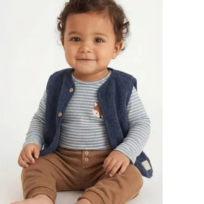 S.Oliver teddy gilet - donkerblauw, foto 3
