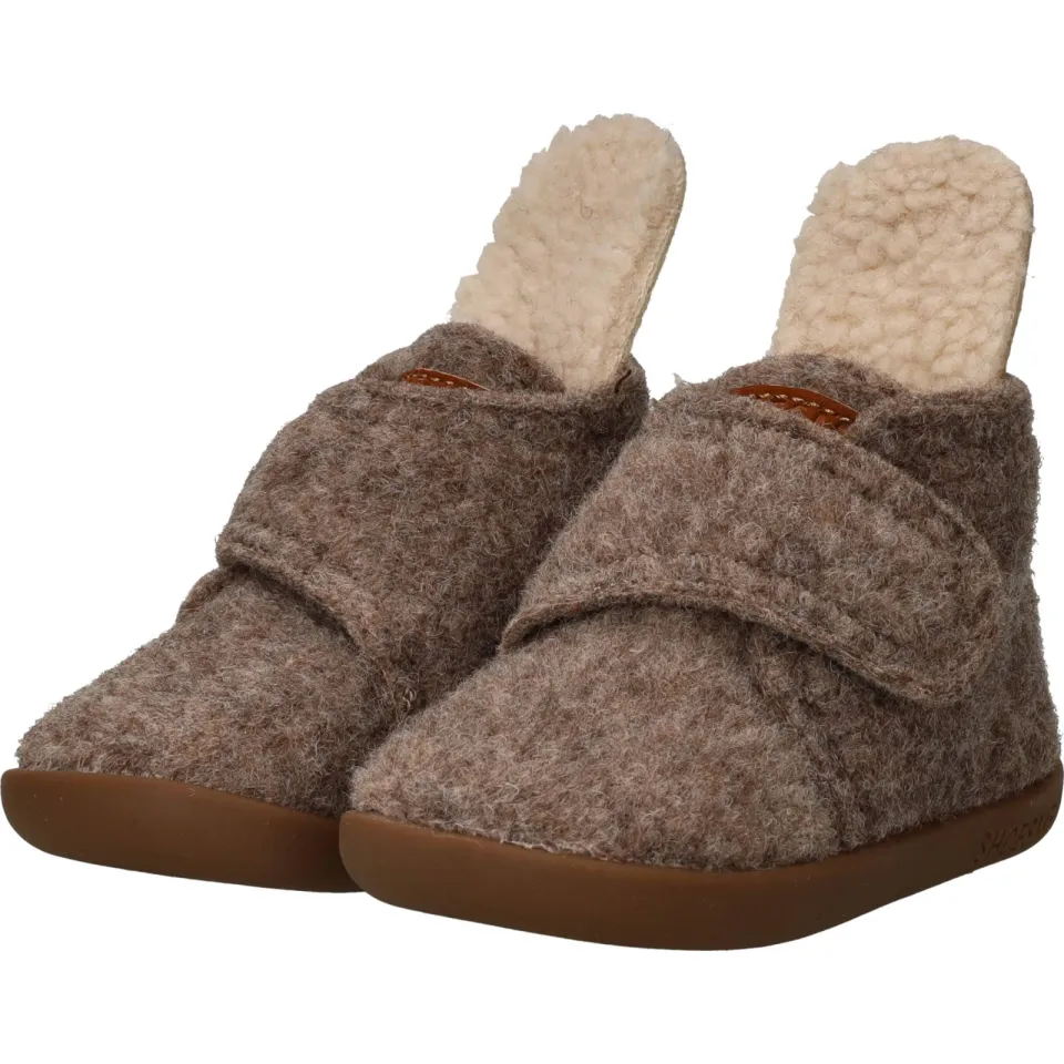 Shoesme House Shoe pantoffels taupe, foto 8