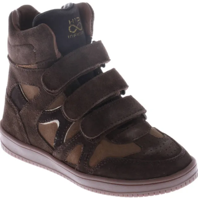 Hip suède sneakers donkerbruin, foto 2