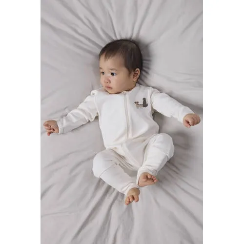 NAME IT baby pyjama groen/ecru, foto 4