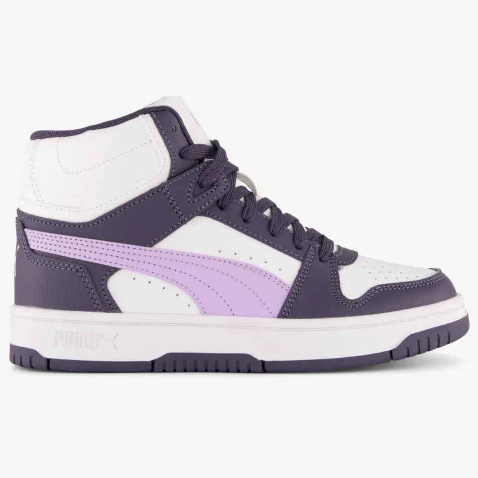 Puma Rebound Slam Mid Jr hoge sneaker wit paars, foto 8