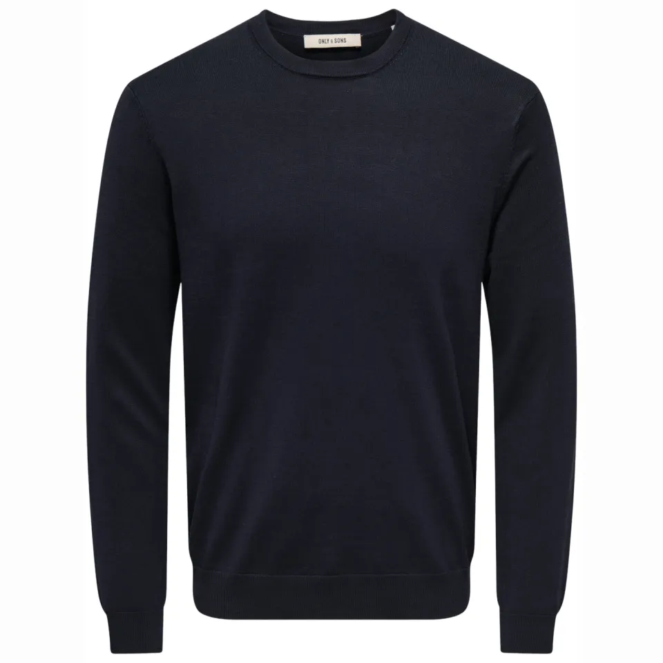 Only & Sons regular fit gebreide trui - donkerblauw, foto 2