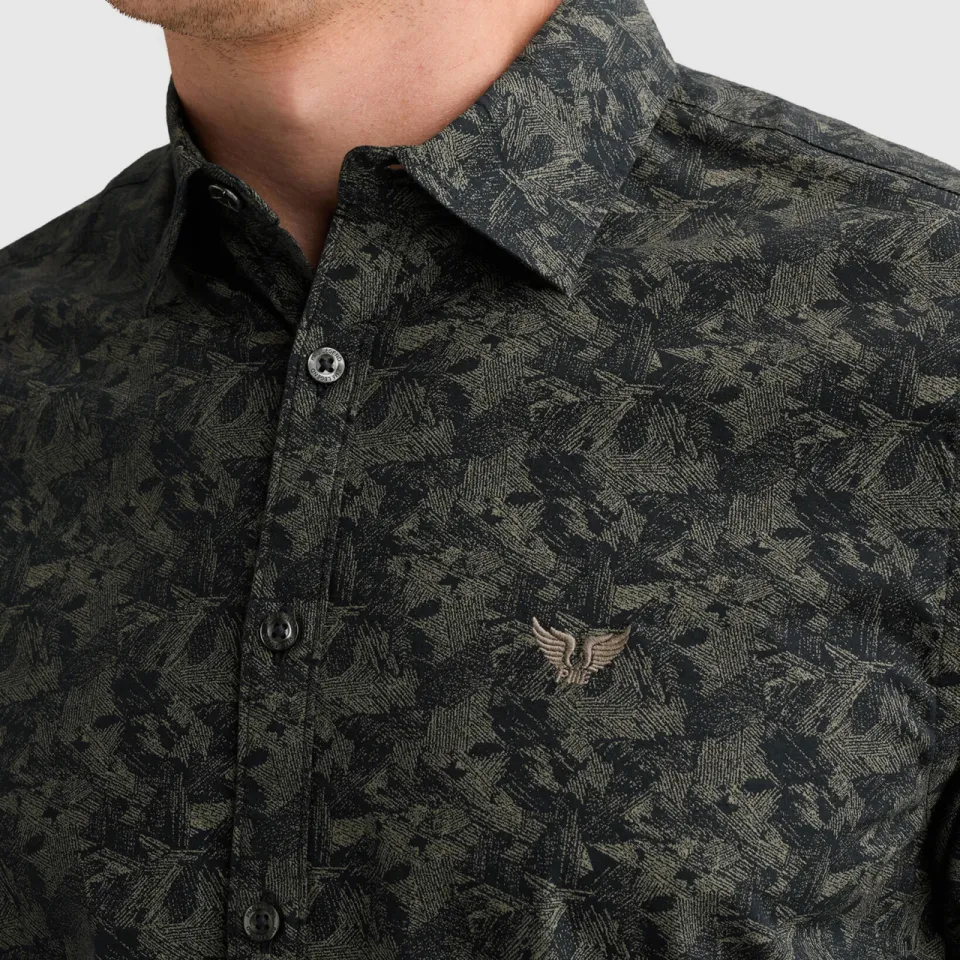 PME Legend regular fit poplin casual overhemd met print - salute, foto 6