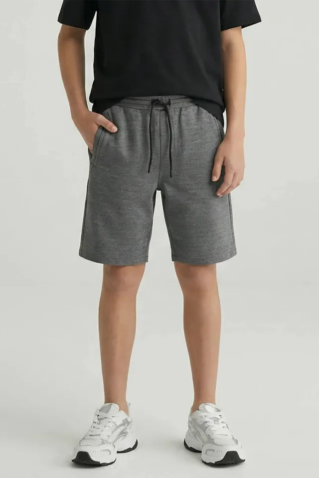 Cars sweatshort grijs melange Zwart melange