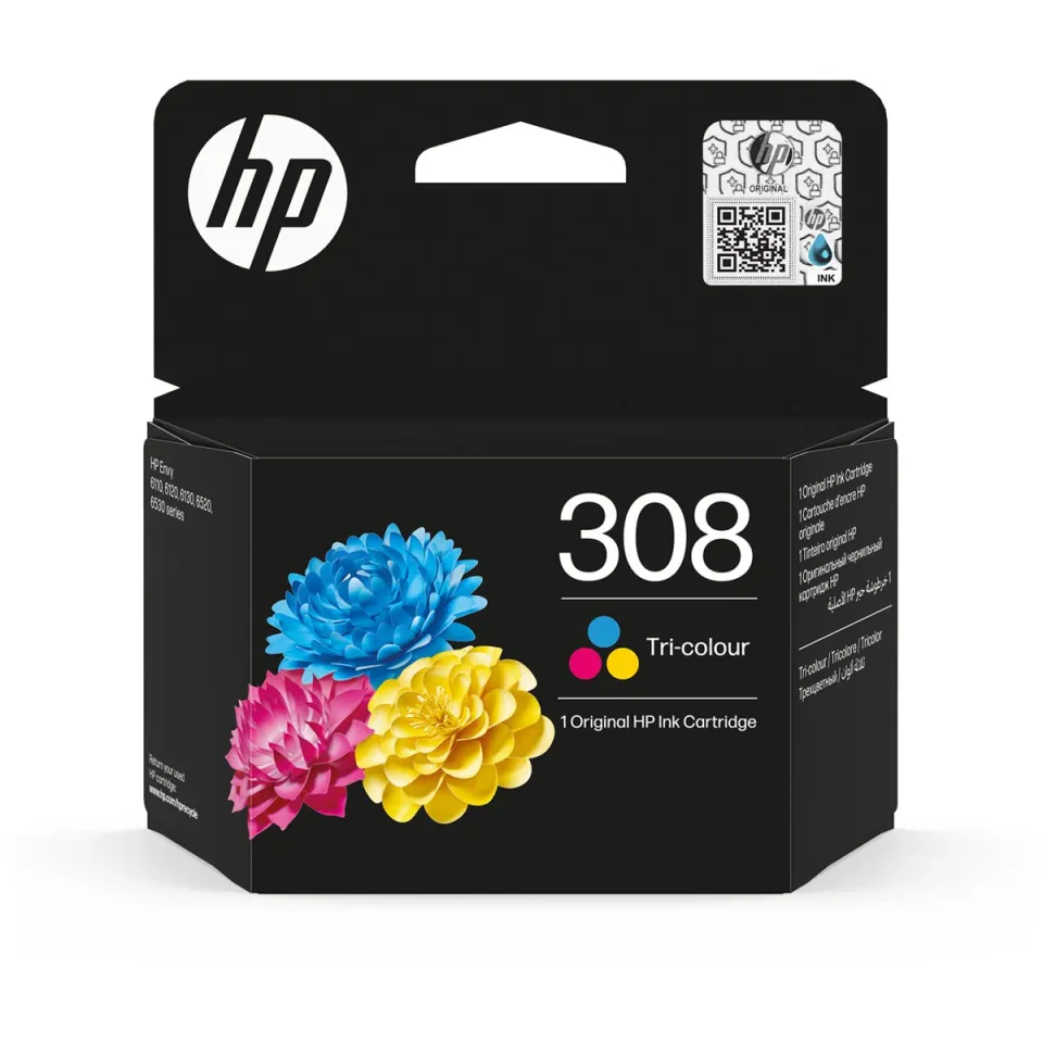 HP 308 inktcartridge drie-kleuren