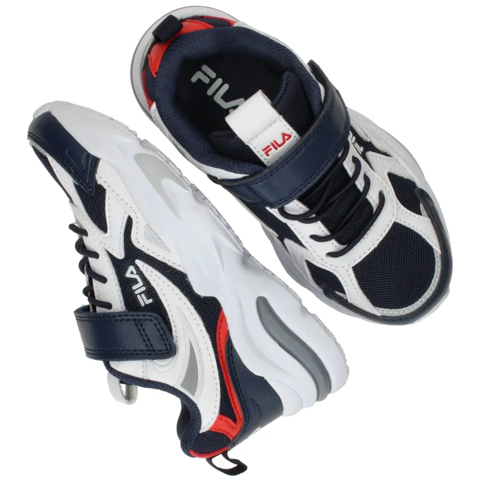 Fila Madrun Velcro sneakers wit/blauw, foto 7