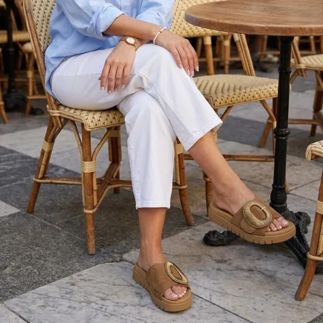 Gabor slippers taupe, foto 7