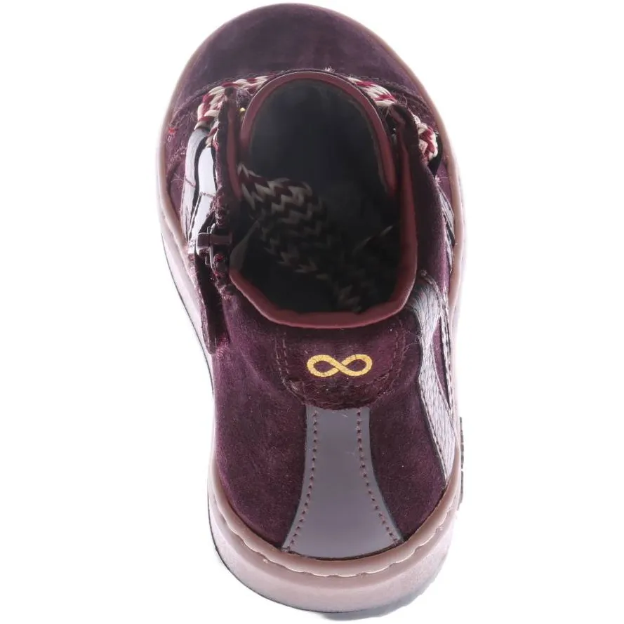Hip suède sneakers - donkerrood, foto 3