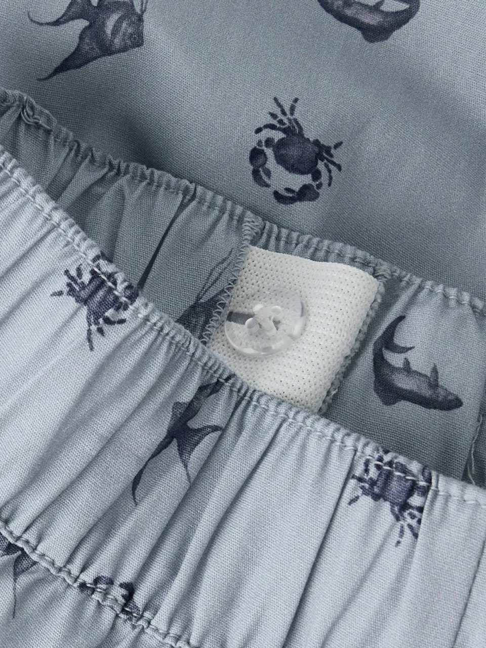 Lil' Atelier MINI zwemshort met all over print blauw Jongens Katoen All over print, foto 4