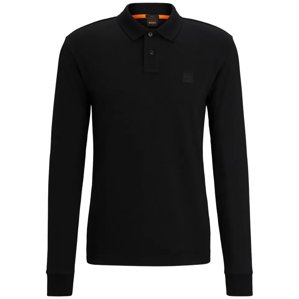 Boss slim fit polo Passerby met logo black, foto 2