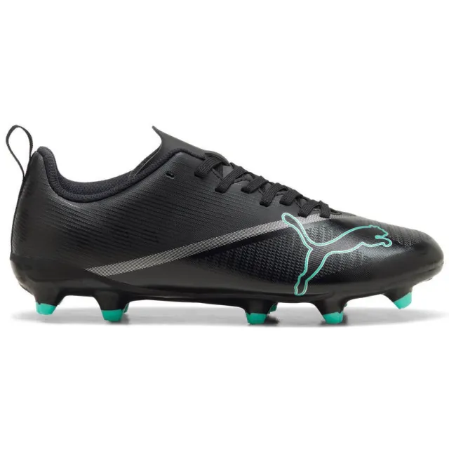Puma Ultra 7 Play junior voetbalschoenen - zwart/groen