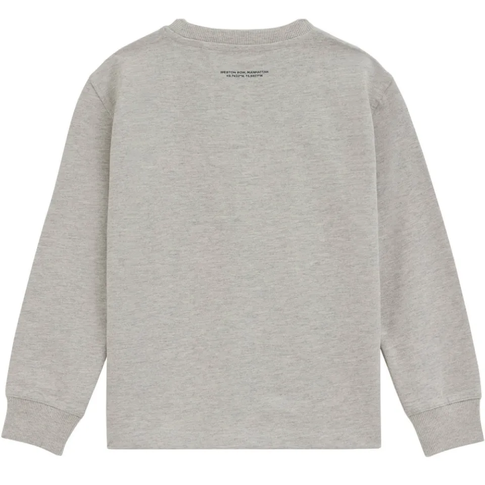 WE Fashion longsleeve lichtgrijs lichtgrijs melange, foto 3
