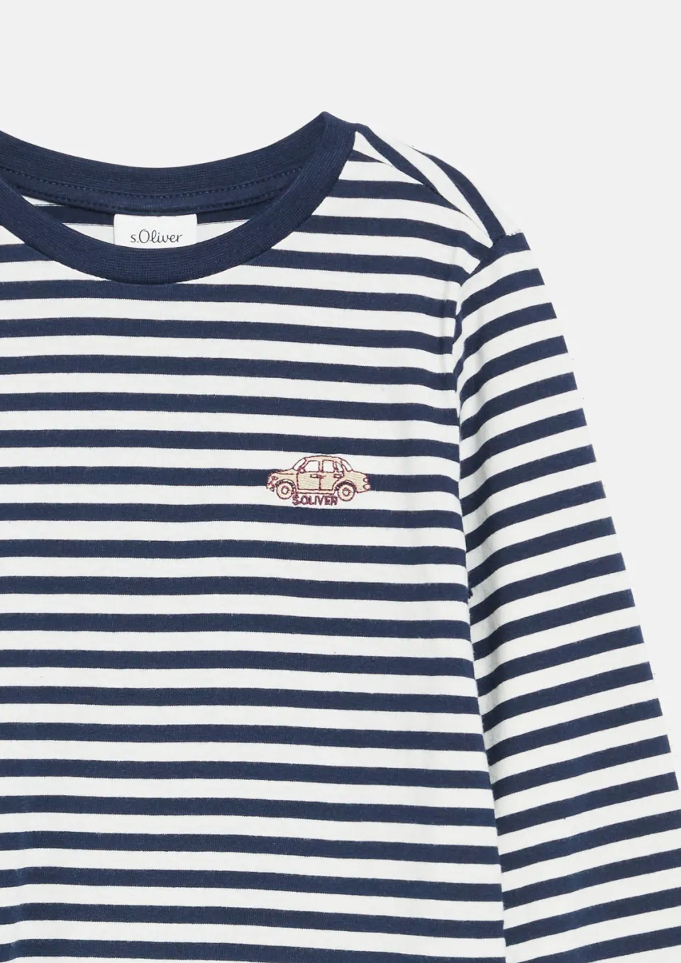 S.Oliver gestreepte longsleeve donkerblauw donkerblauw/wit, foto 6