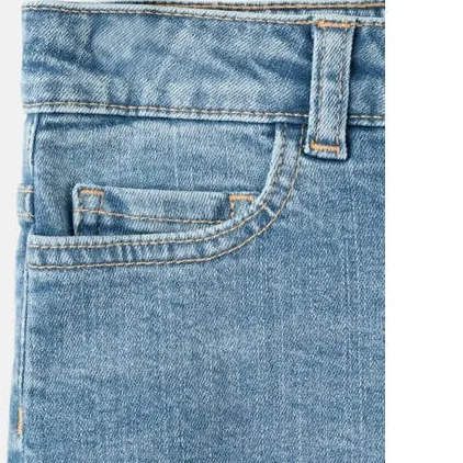 Mango jeansshorts medium blue denim, foto 4
