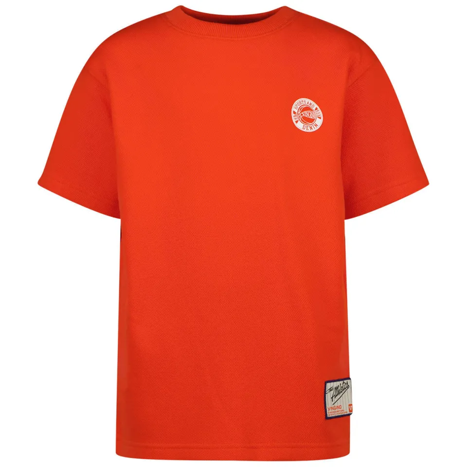Vingino t-shirt met backprint rood, foto 2