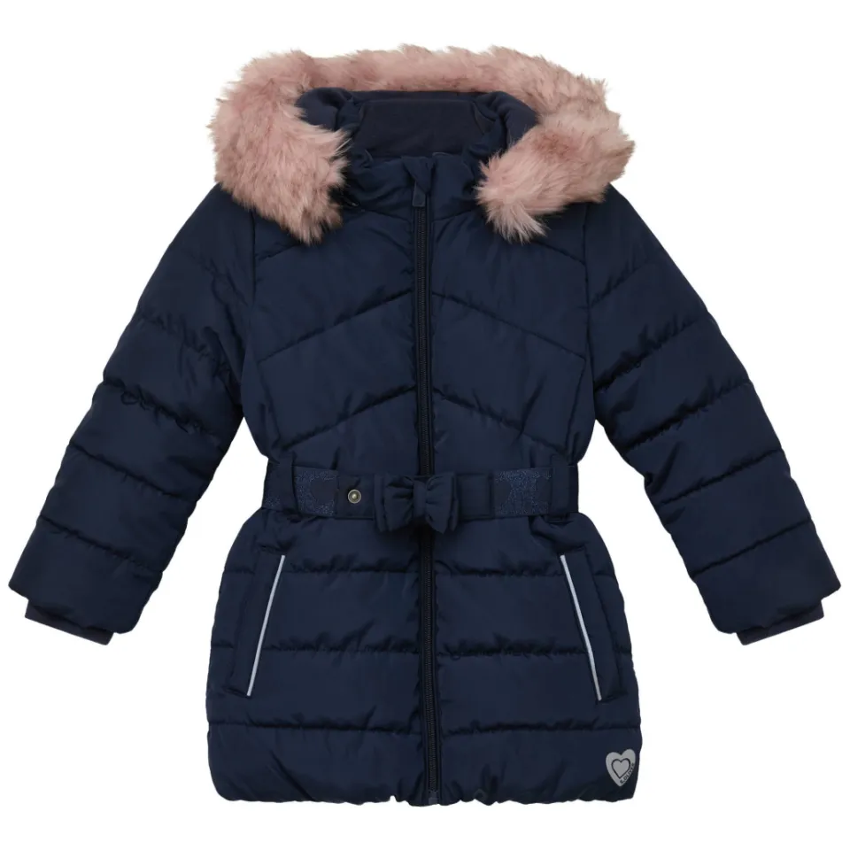 s.Oliver winterjas met capuchon donkerblauw, foto 2