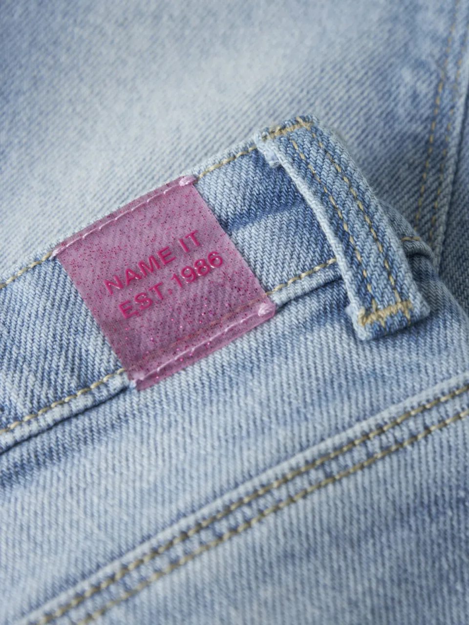 NAME IT MINI straight leg jeans light blue denim, foto 6