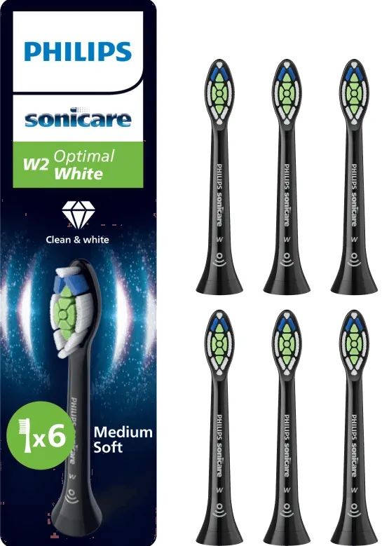 Philips Sonicare Optimal White HX6066/88 Zwart (6 stuks)