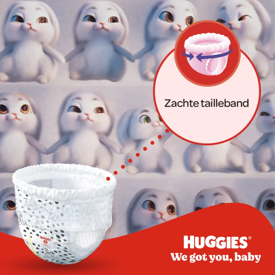 Huggies Little Movers luierbroekjes maat 6 96 stuks, foto 3