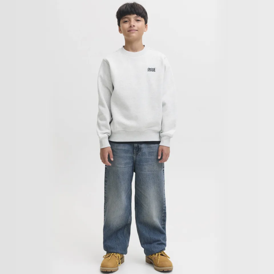 Jack & Jones JUNIOR sweater met borduursels - wit, foto 4
