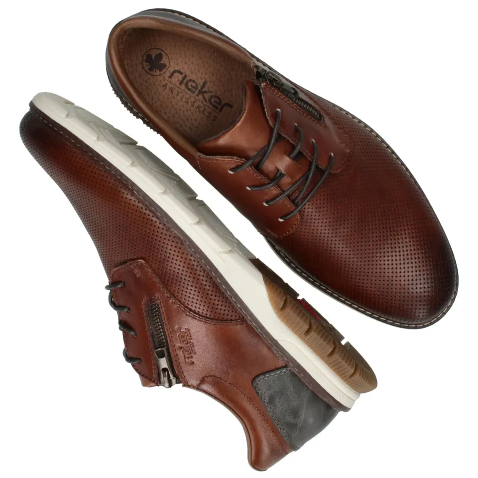 Rieker 14412 veterschoen bruin, foto 6