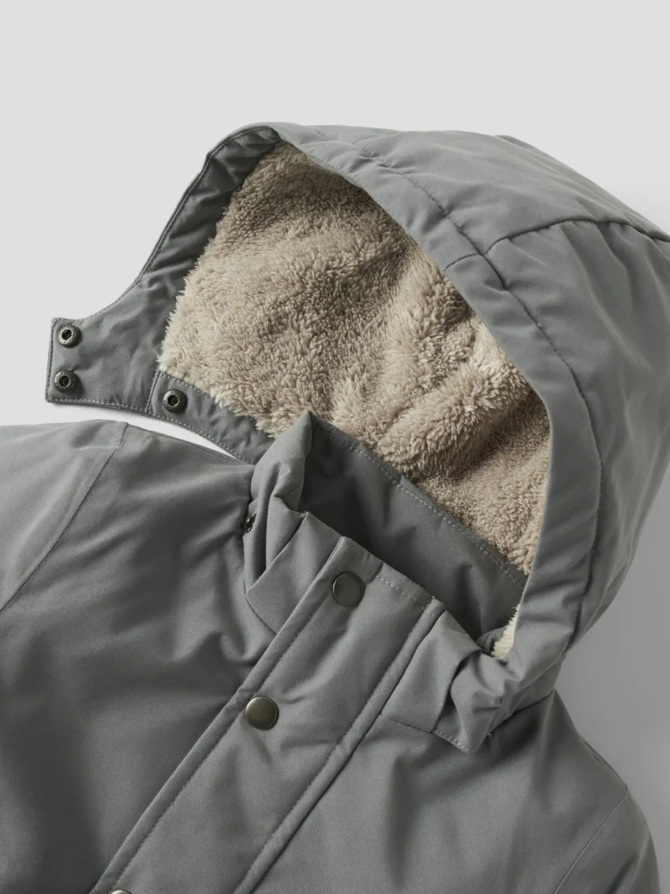 Lil' Atelier Mini parka grijs, foto 7