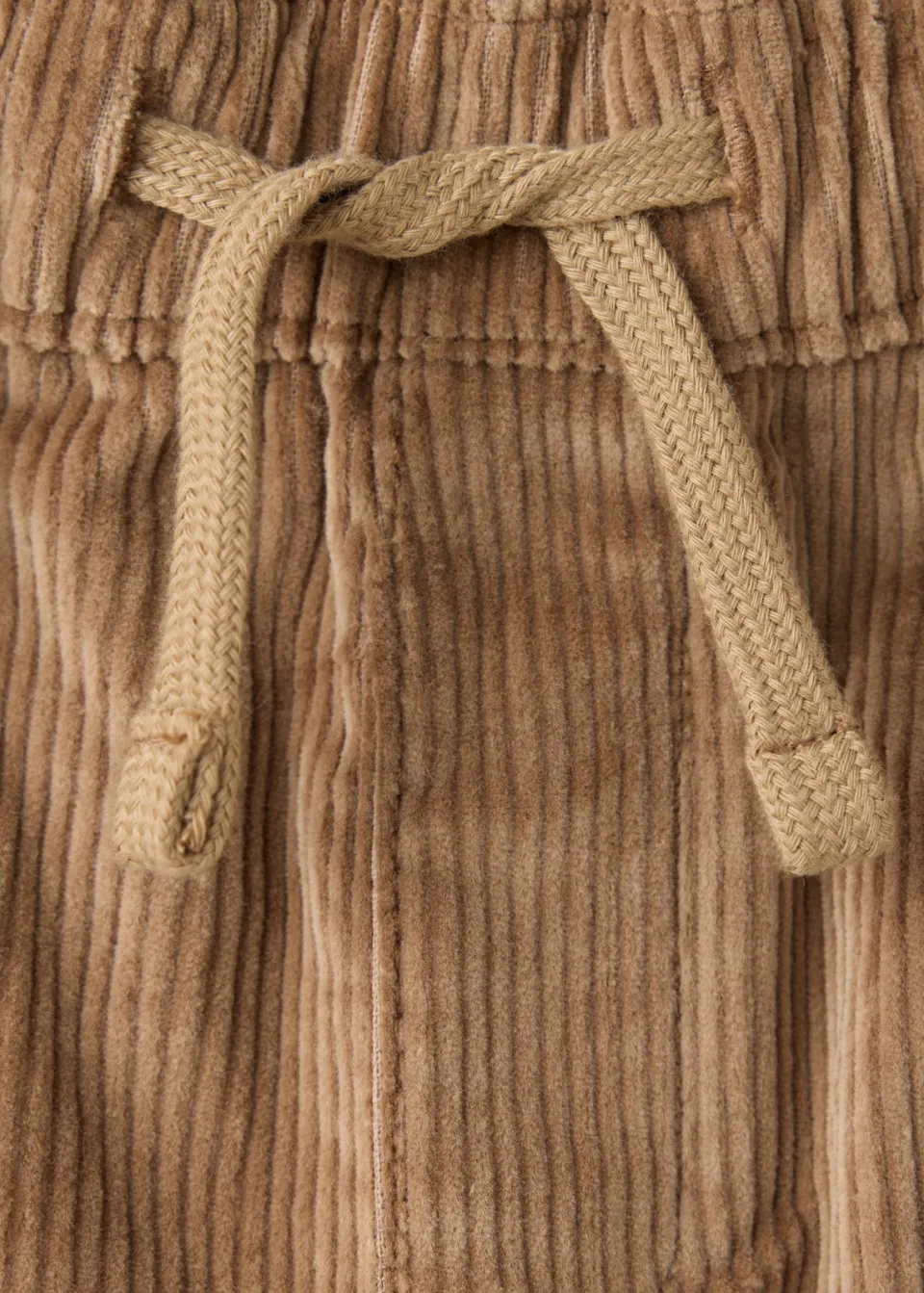 Mango corduroy casual broek bruin, foto 5