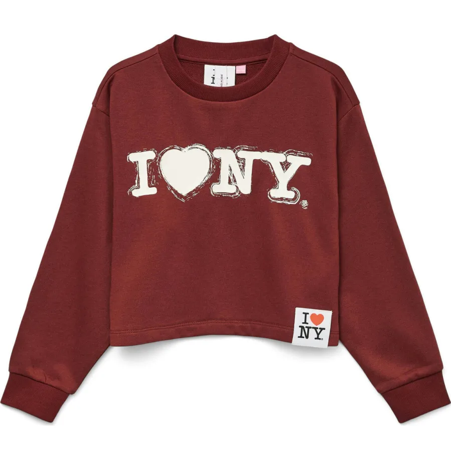 Vero Moda GIRL sweater donkerrood, foto 2