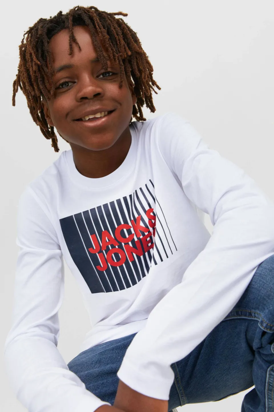 Jack & Jones longsleeve JJECORP wit, foto 5