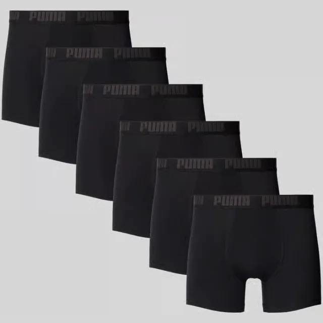 Puma Everyday boxershort zwart set van 6, foto 2