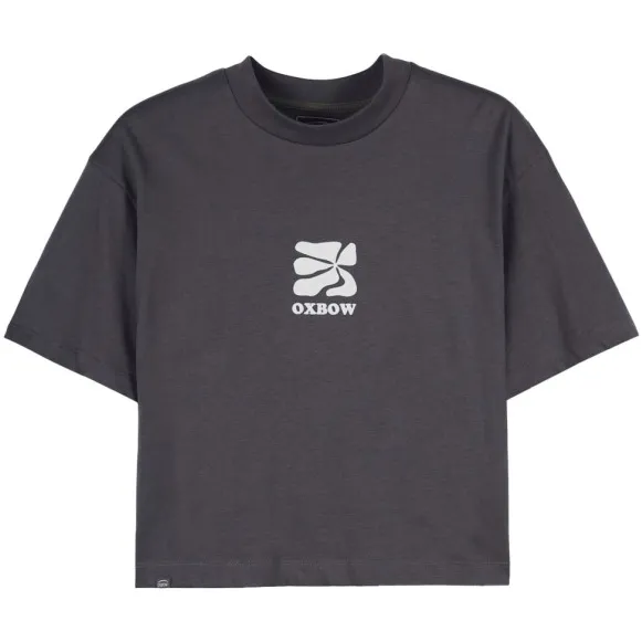Oxbow Women's Retroflo Crop Top - T-shirt, grijs