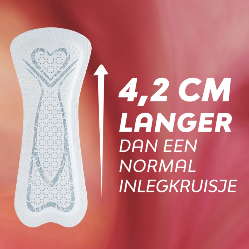 Libresse Inlegkruisjes Extra Protection Extra Long 20 stuks, foto 3
