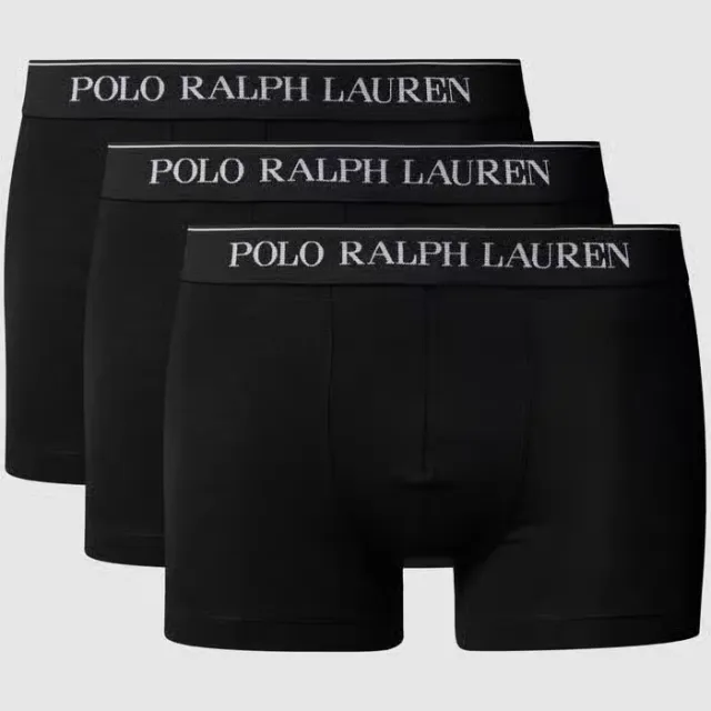 Polo Ralph Lauren Classic 3 pack trunk boxershorts zwart
