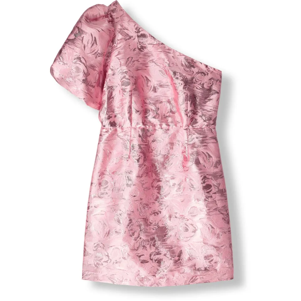 Freebird Dania Lurex minijurk roze, foto 2