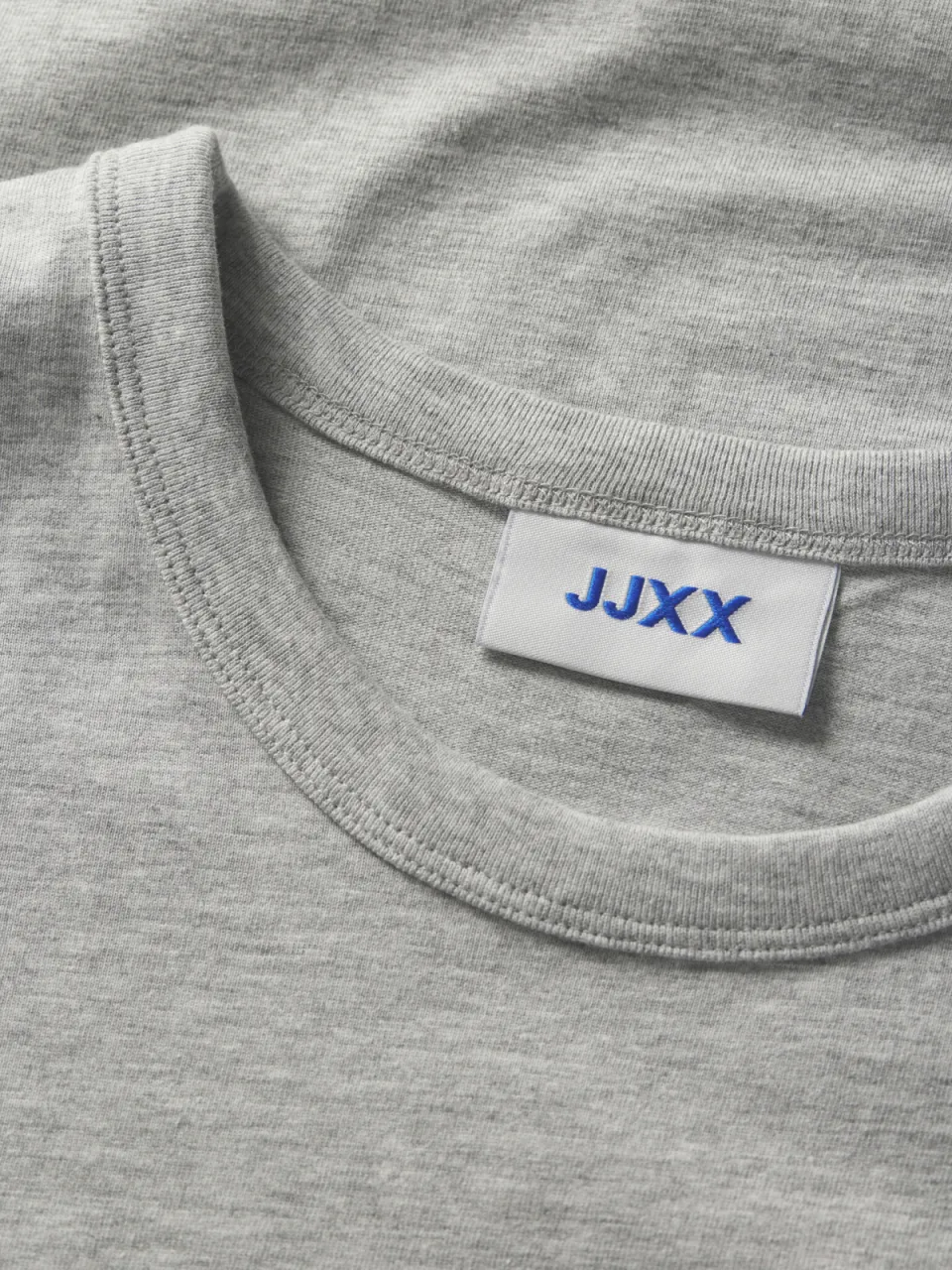 JJXX GIRL T-shirt met tekst lichtgrijs melange, foto 7