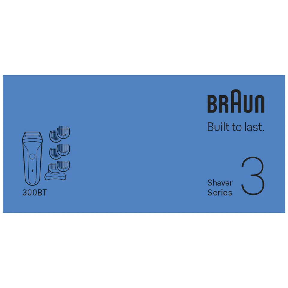 Braun Series 3 300BT elektrisch scheerapparaat zwart, foto 5