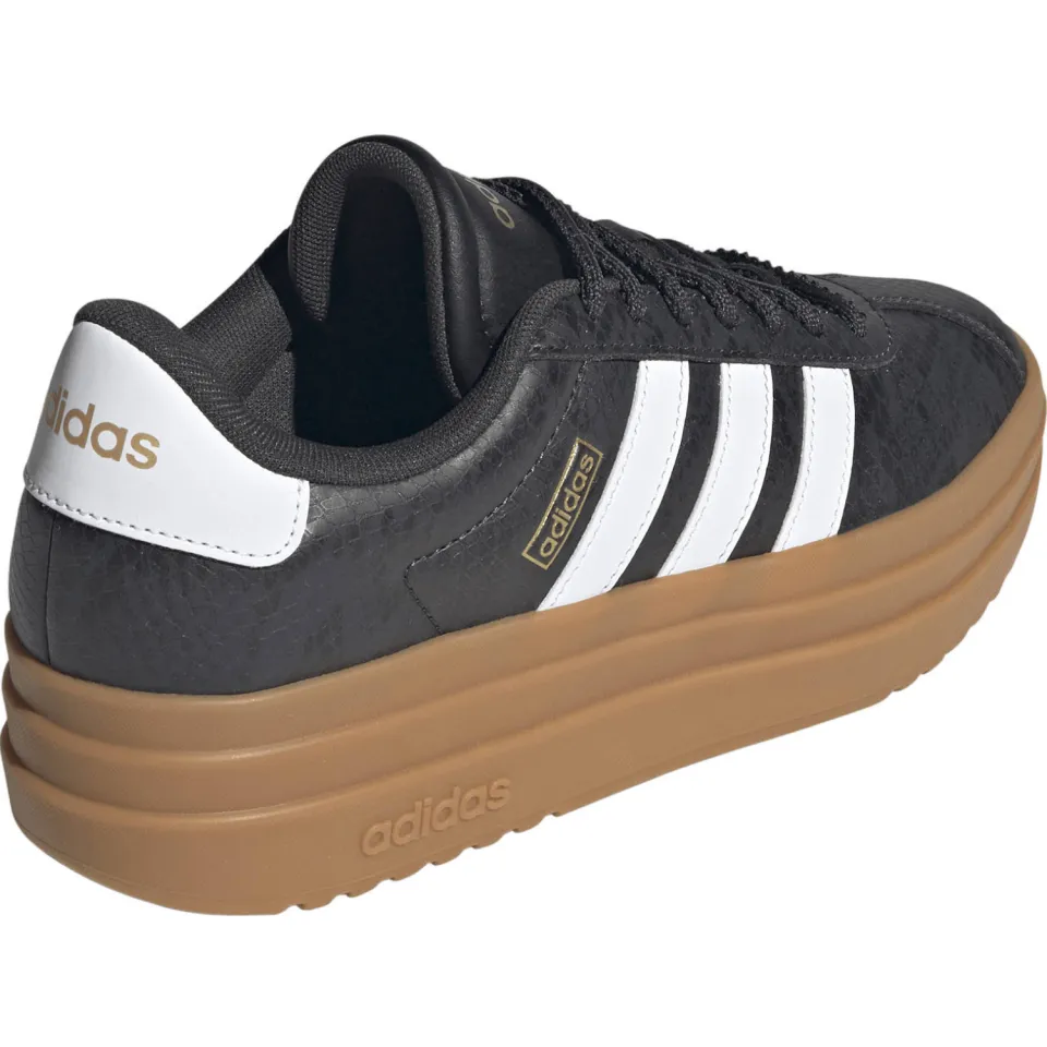 Adidas Sportswear VL Court Bold leren sneakers met plateauzool en dierenprint - antraciet/wit, foto 6