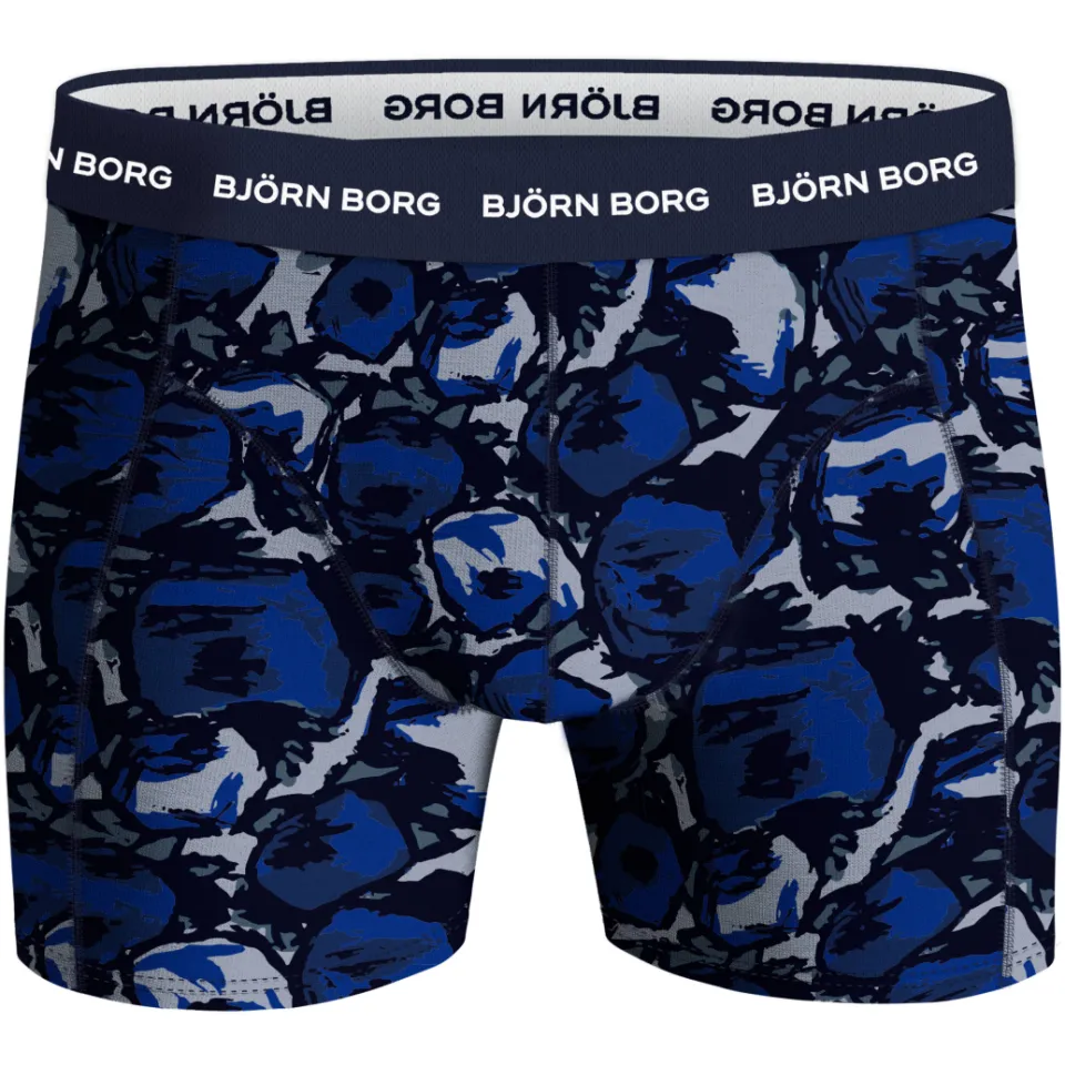 Björn Borg Cotton Stretch boxershorts 5-pack blauw, foto 3