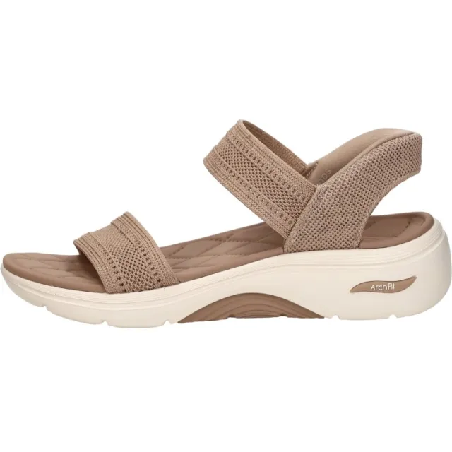 Skechers Slip-Ins GO Walk Arch Fit 2.0 Kennedy sandaal beige, foto 2