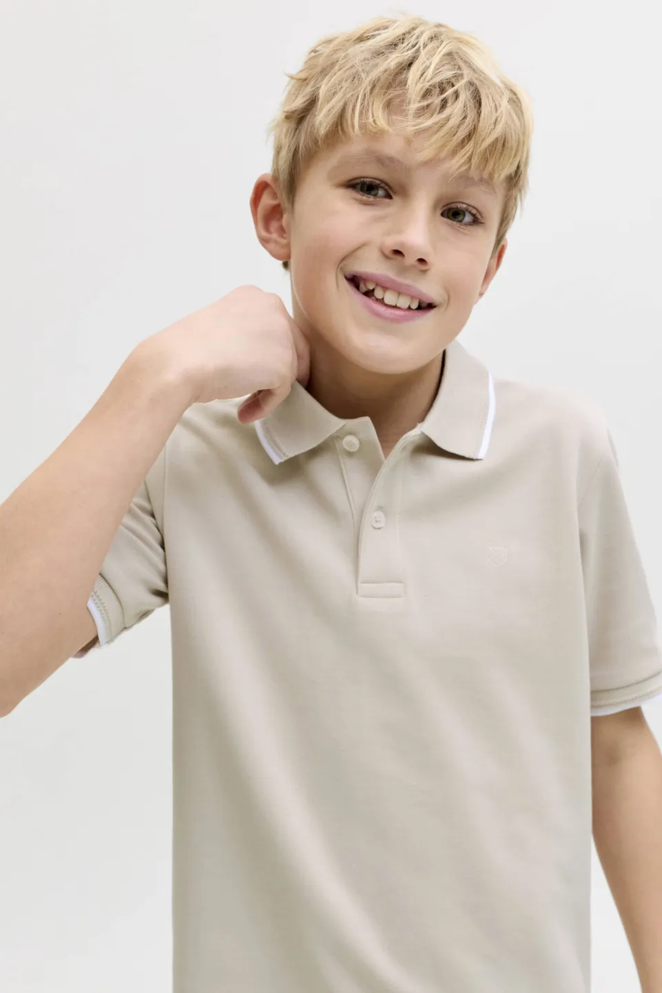 Jack & Jones JUNIOR polo beige, foto 3