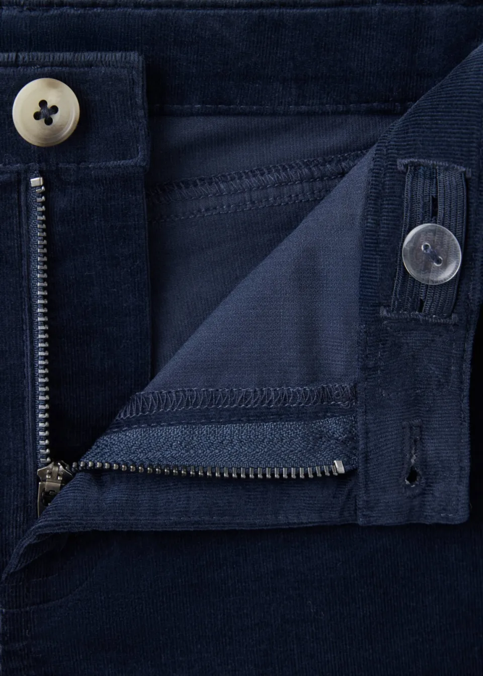 Mango Kids corduroy casual broek - donkerblauw, foto 3