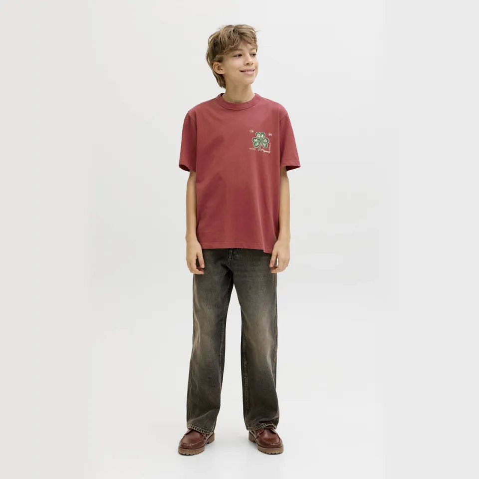 Jack & Jones Junior T-shirt rood, foto 3